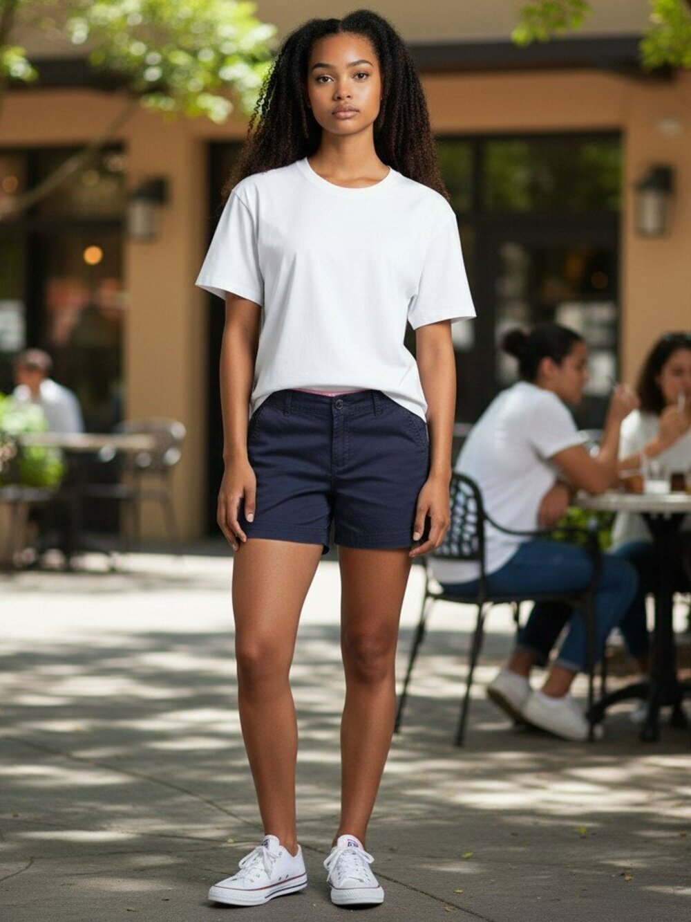 Lilly Pulitzer Women Size 12 Navy Blue Cotton Callahan Short Preppy Basic Shorts